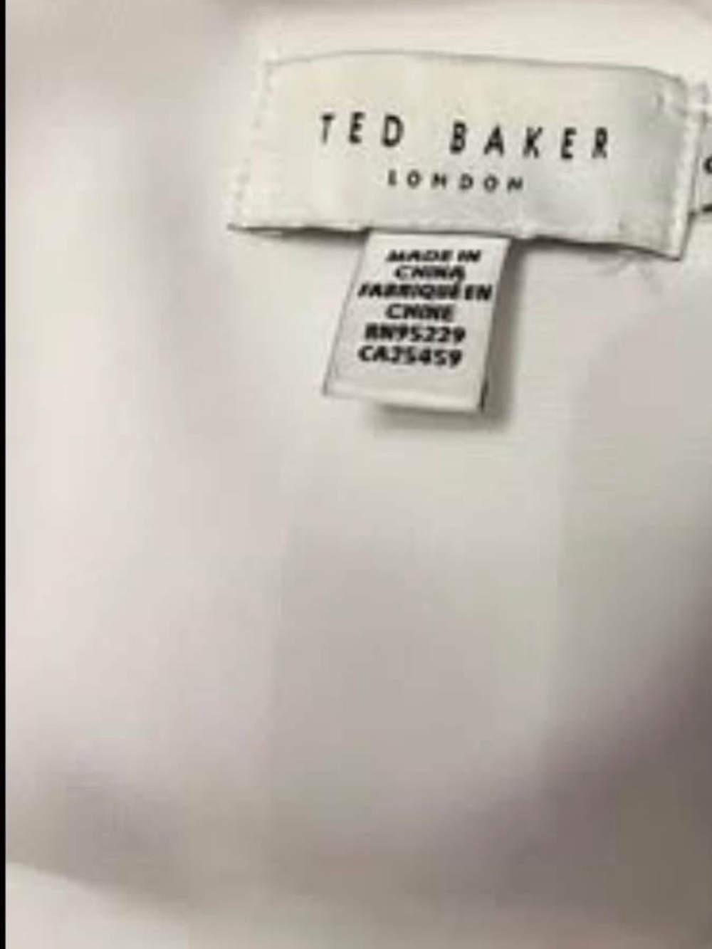 Ted Baker One-Shoulder Wrap Midi Dress in white - Picture 3 of 4